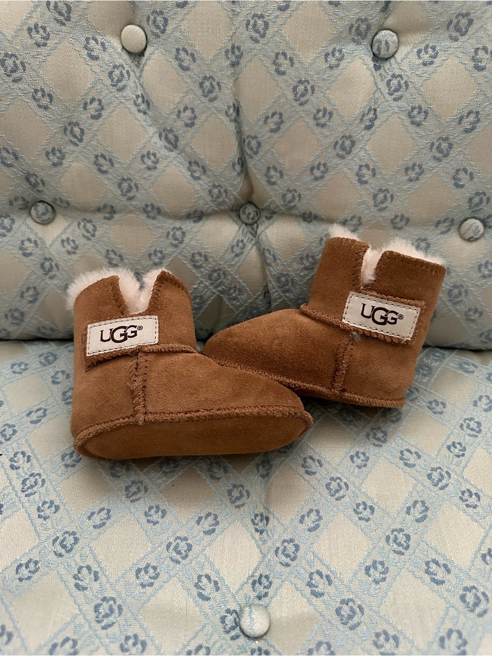 UGG chestnut suede baby unisex boots